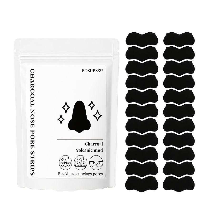 Charcoal Pore Strip - Tiras de Carvão de Melaleuca para