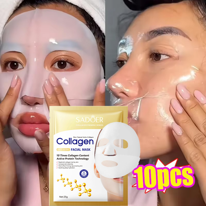 10 pçs colágeno anti rugas más - Skincare Oily Skin avaliação e preço